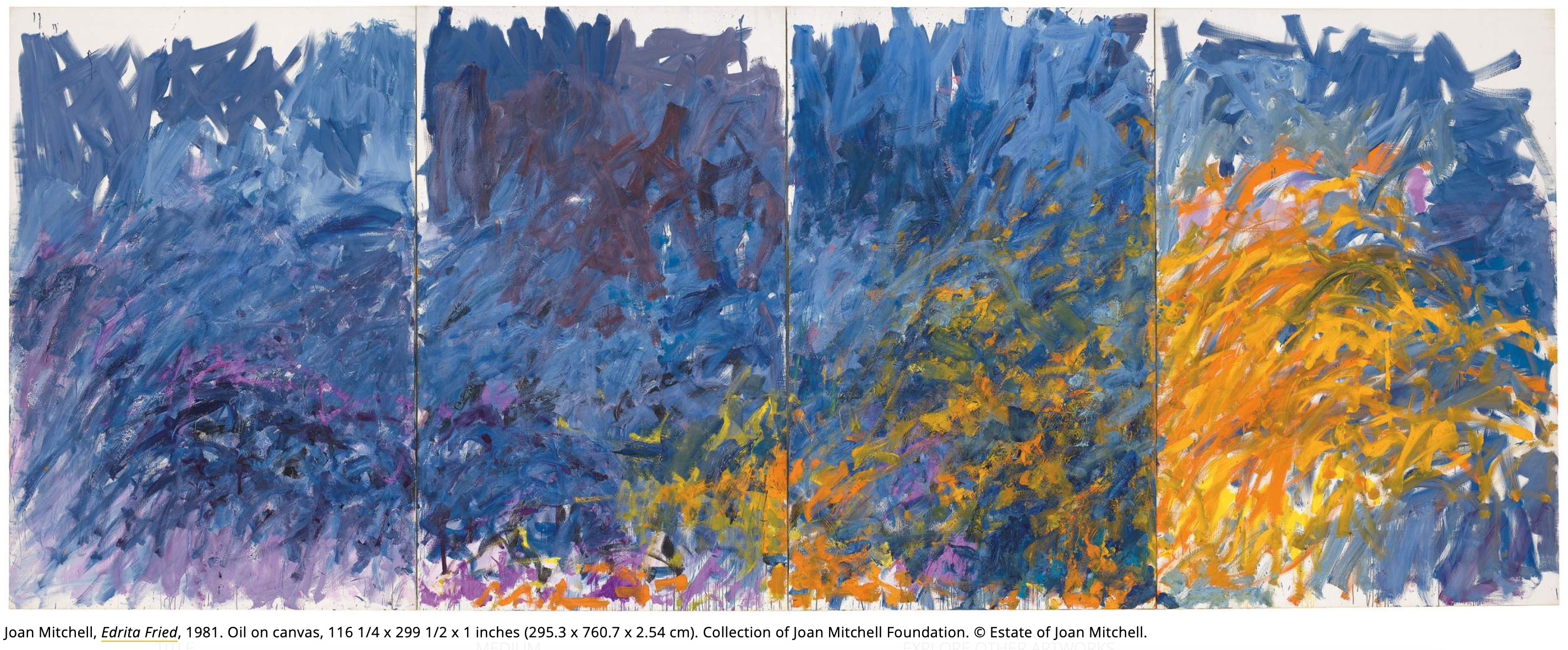Peintresses en France (20) : Joan Mitchell, la couleur pour langage
